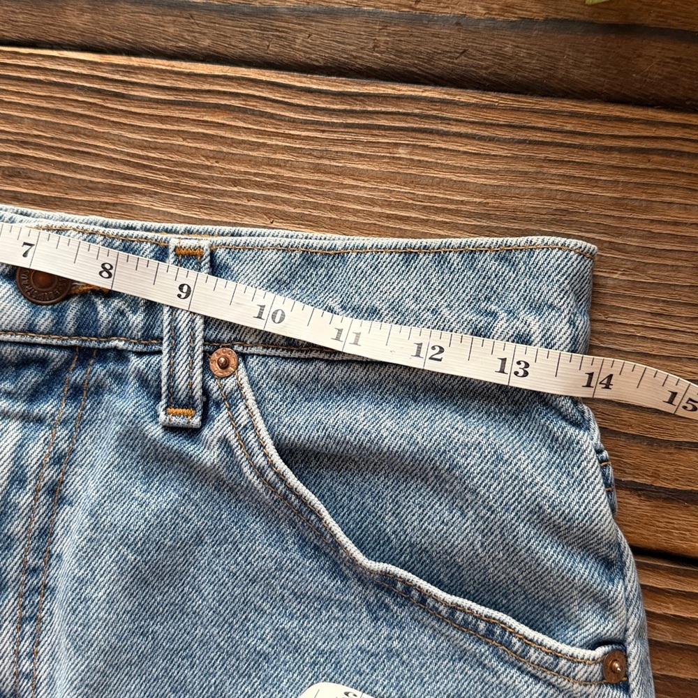 Y2K VINTAGE 1990’S 954 ORANG TAB  LEVI’S HEMMED SHORTS - Picture 4 of 6